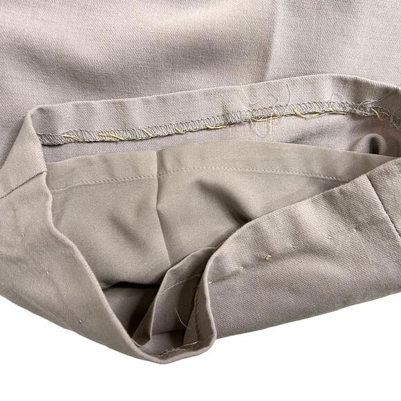 Talbots Petites Light Gray Wool Lycra High Rise Dress Pants Trousers - Picture 7 of 9